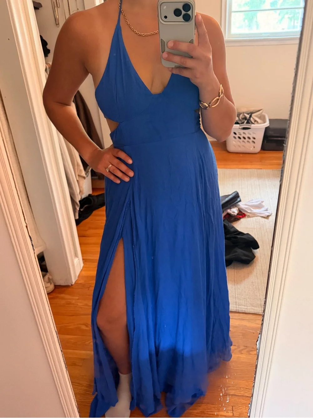 Free people endless summer lillie blue maxi dress